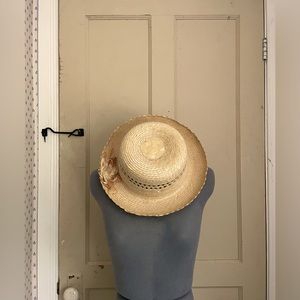 Charming Vintage Straw Sunhat Women’s Size S/M